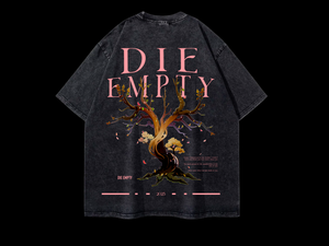 Die Empty acid wash tshirt