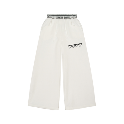 Striped Waist Wide Leg Pants