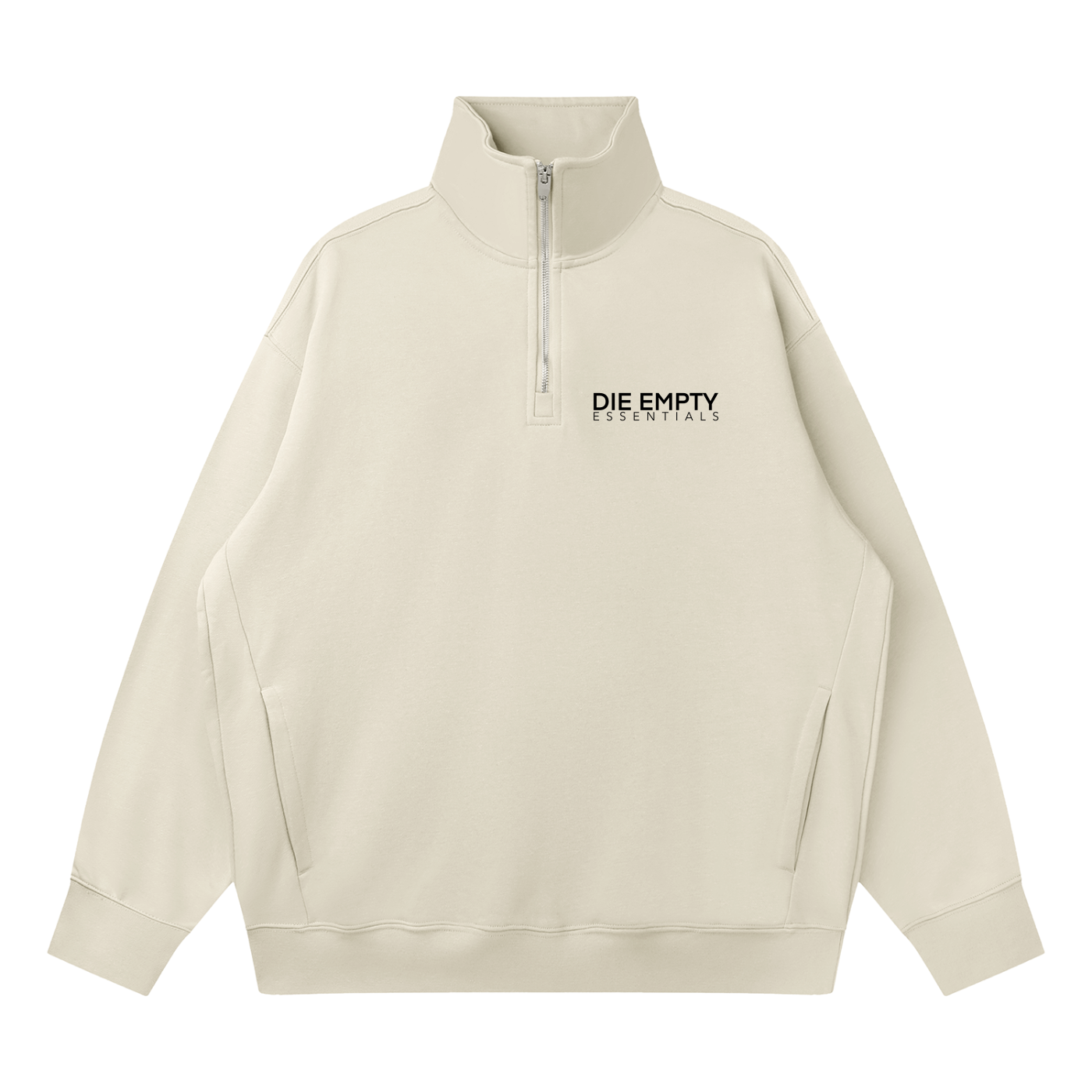Quarter-Zip Drop Shoulder Sweatshirt