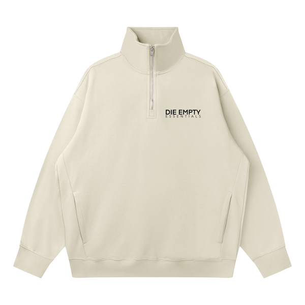 Quarter-Zip Drop Shoulder Sweatshirt
