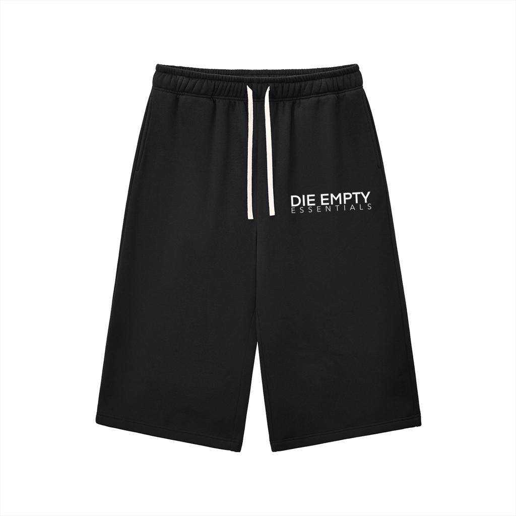 Relaxed Drawstring 3/4 Sweatpants