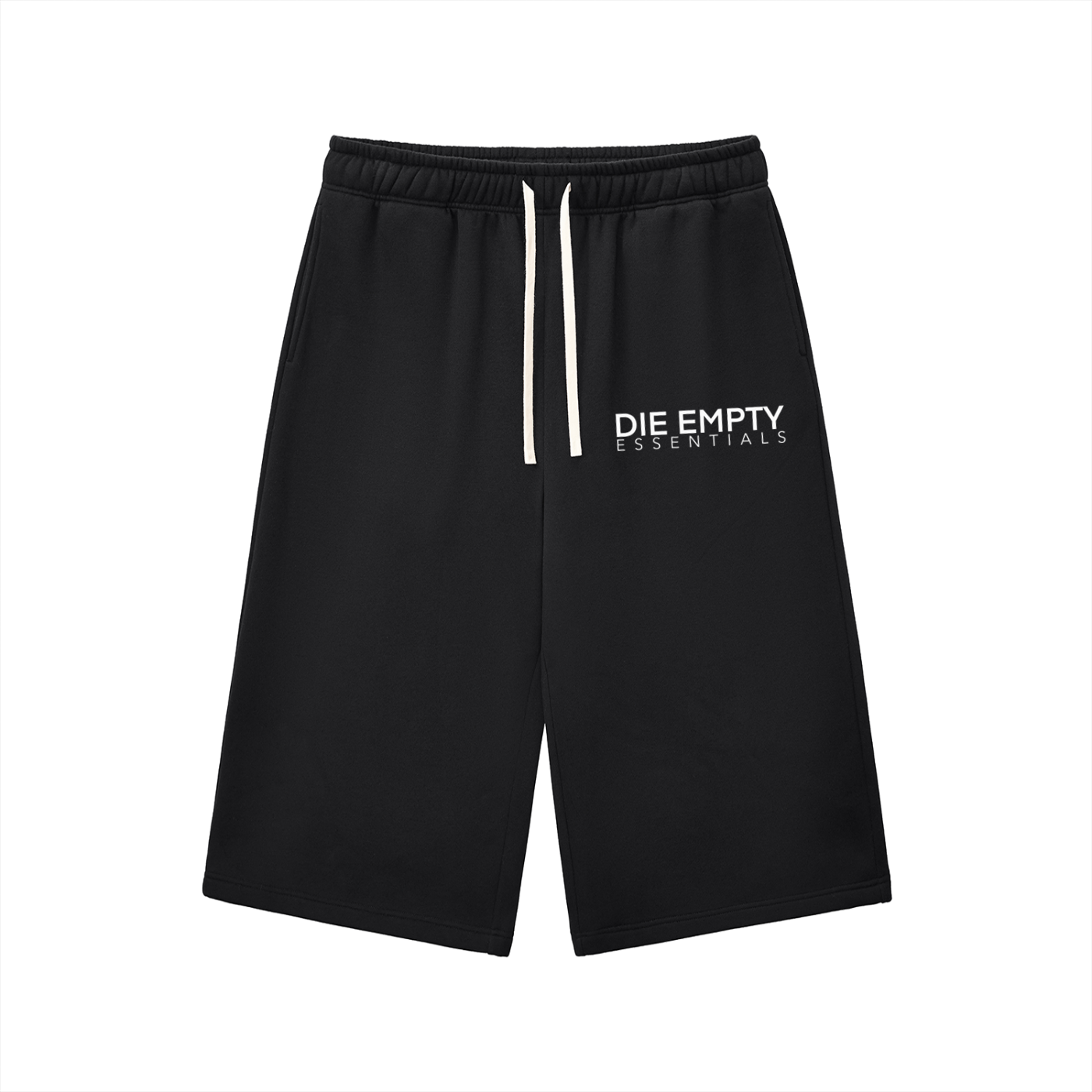 Relaxed Drawstring 3/4 Sweatpants