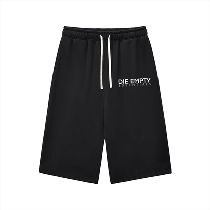 Relaxed Drawstring 3/4 Sweatpants