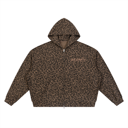 Unisex Leopard Print Hoodie