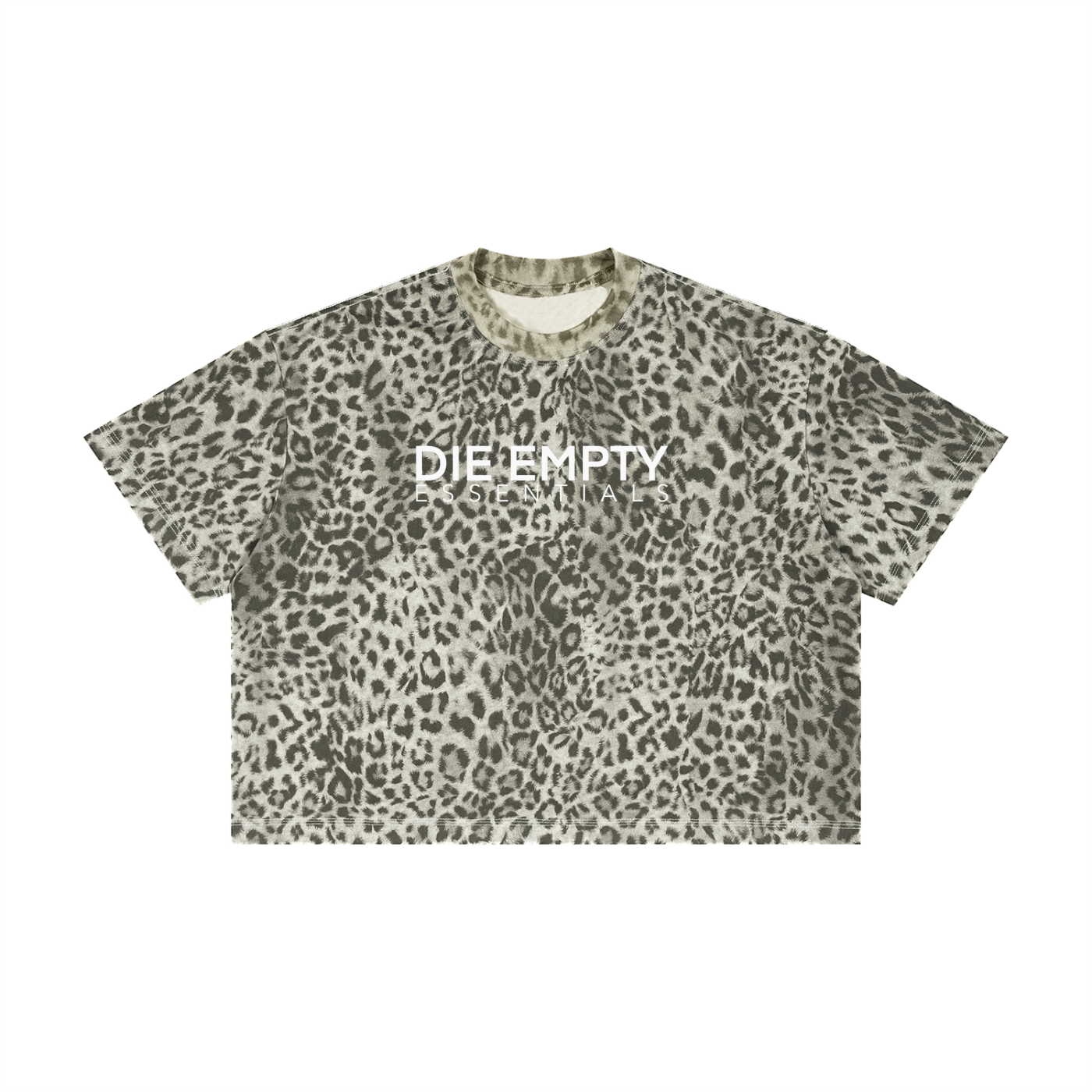 Unisex Leopard Print Boxy T-Shirt
