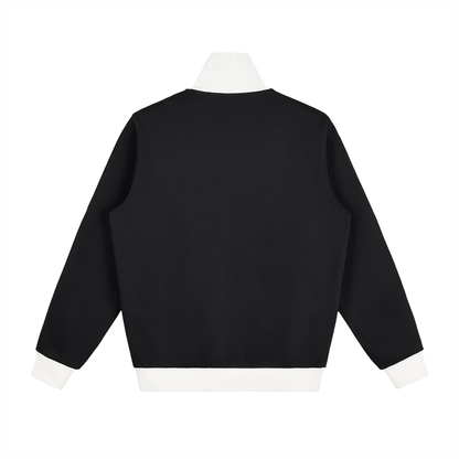 die empty essentials stripe fleece Track Jacket