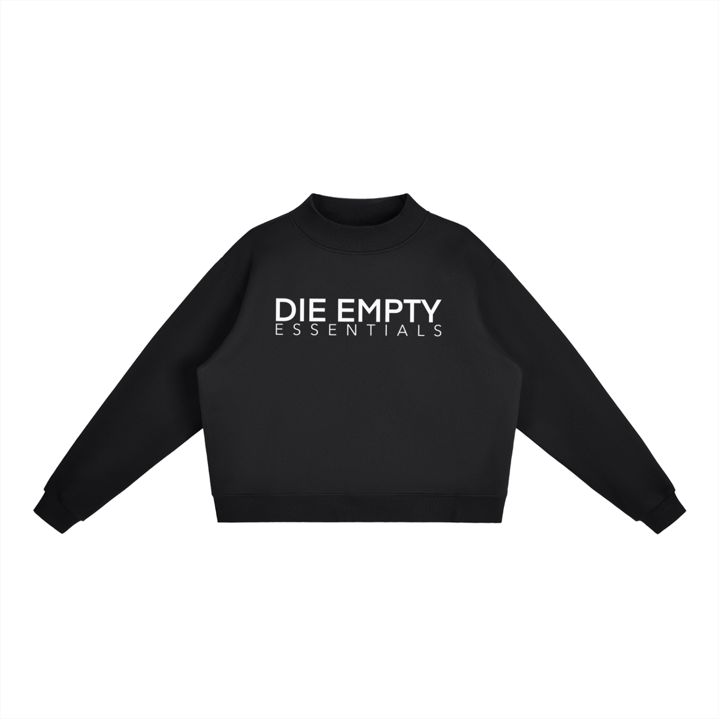 Essential Fleece Mid-Neck Crew Sweatshirt