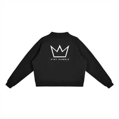 Essential Fleece Mid-Neck Crew Sweatshirt