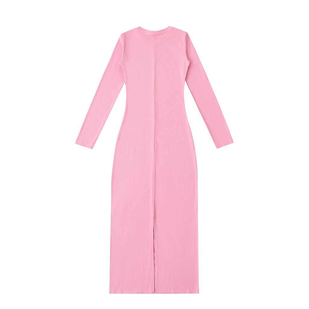 die empty essentials slit maxi dress