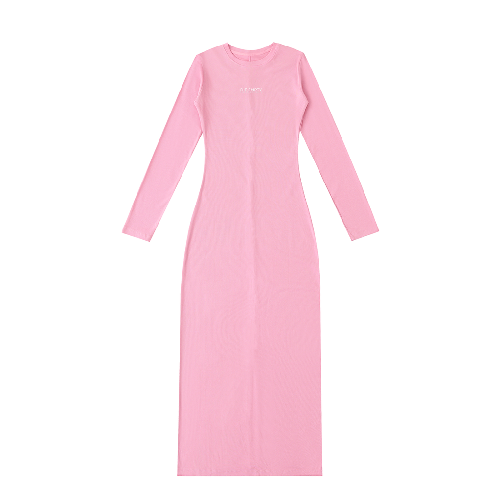 die empty essentials slit maxi dress