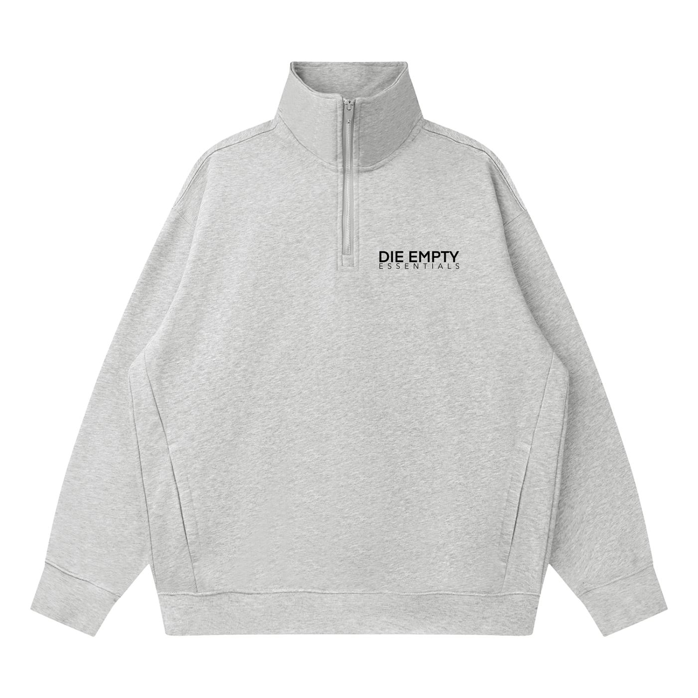Quarter-Zip Drop Shoulder Sweatshirt