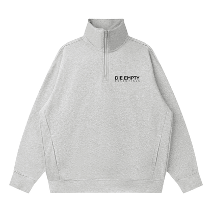 Quarter-Zip Drop Shoulder Sweatshirt
