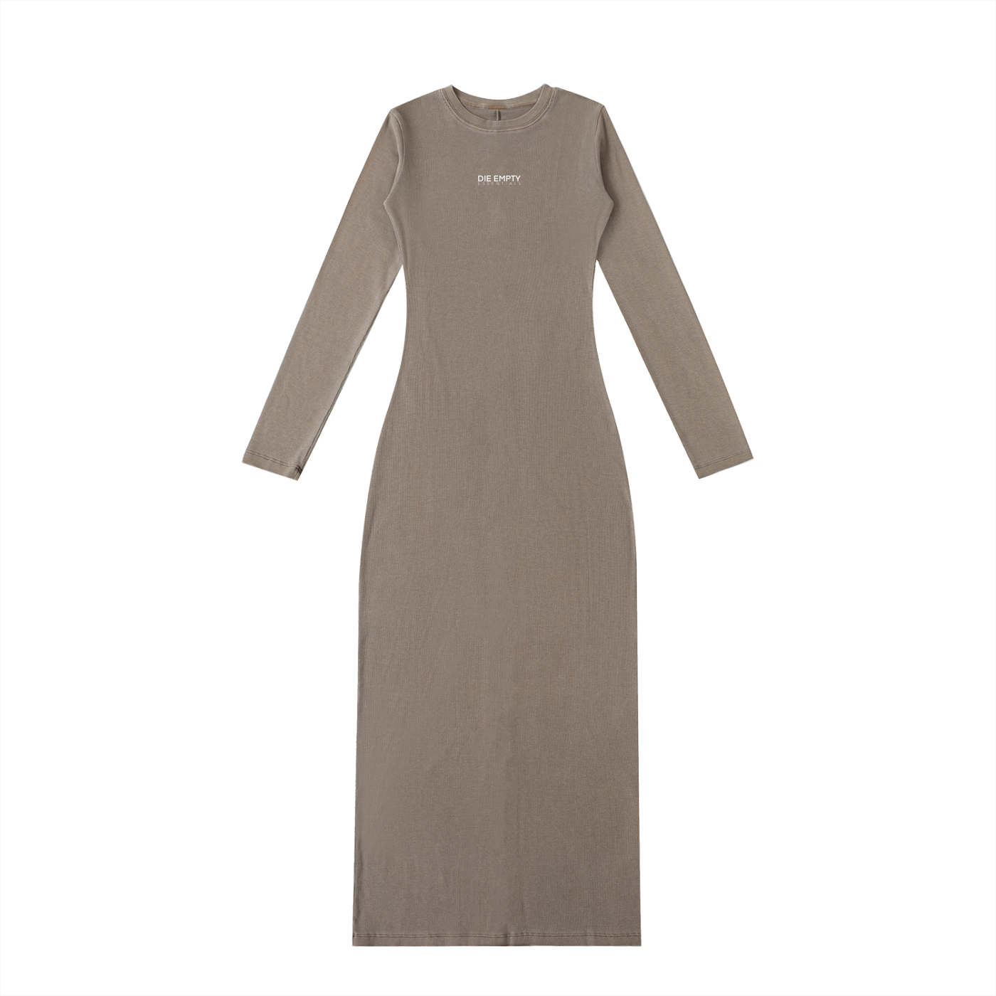 die empty essentials slit maxi dress