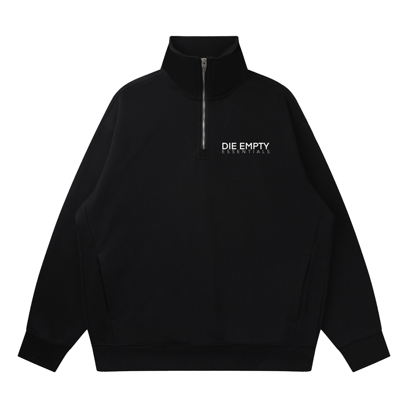 Quarter-Zip Drop Shoulder Sweatshirt