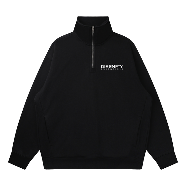 Quarter-Zip Drop Shoulder Sweatshirt