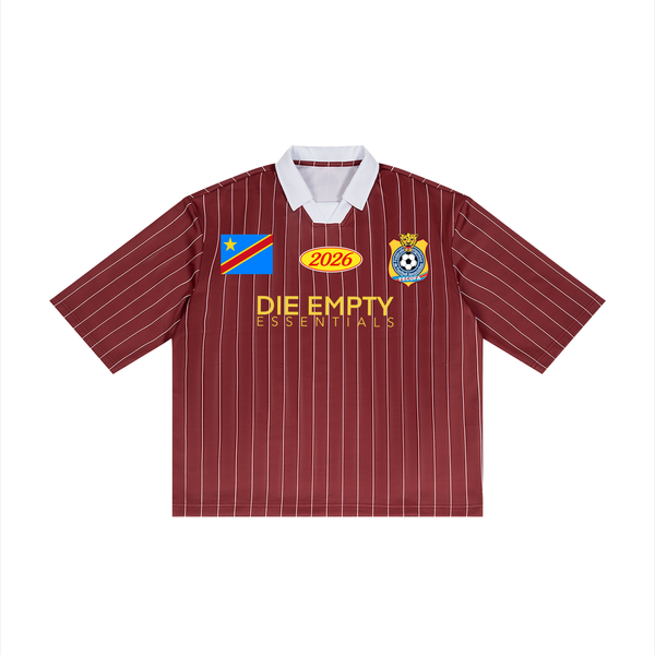 Unisex Pinstripe Collared Soccer Jersey