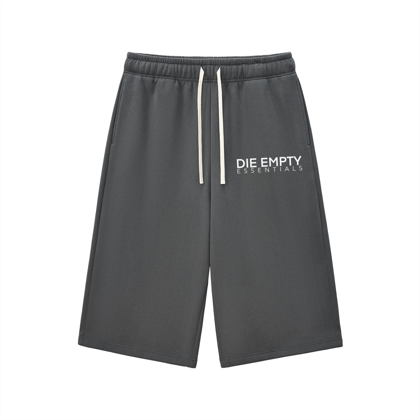 Relaxed Drawstring 3/4 Sweatpants