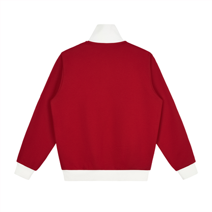 die empty essentials stripe fleece Track Jacket