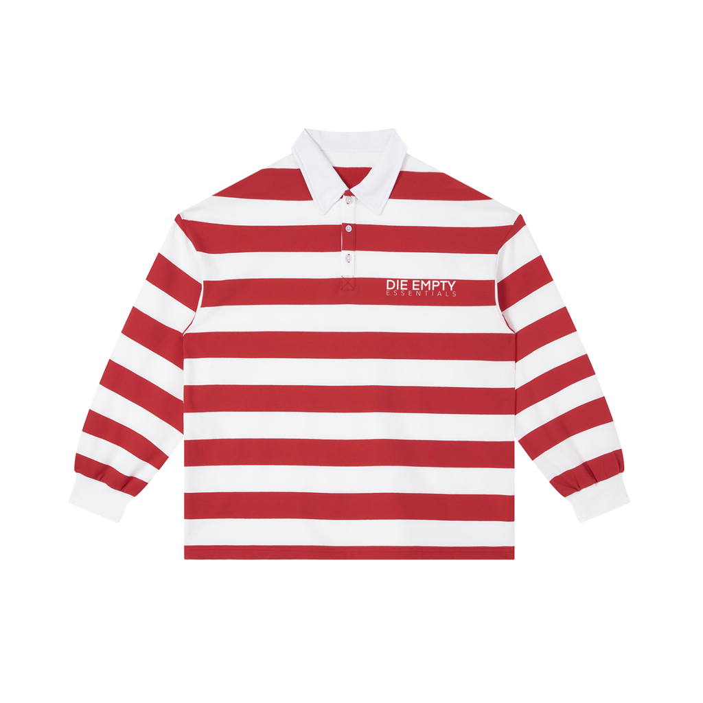 Color Block Stripe Polo Shirt