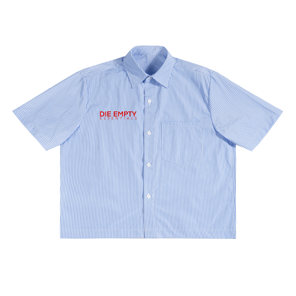 Oversized Vertical Stripe Boxy Shirt