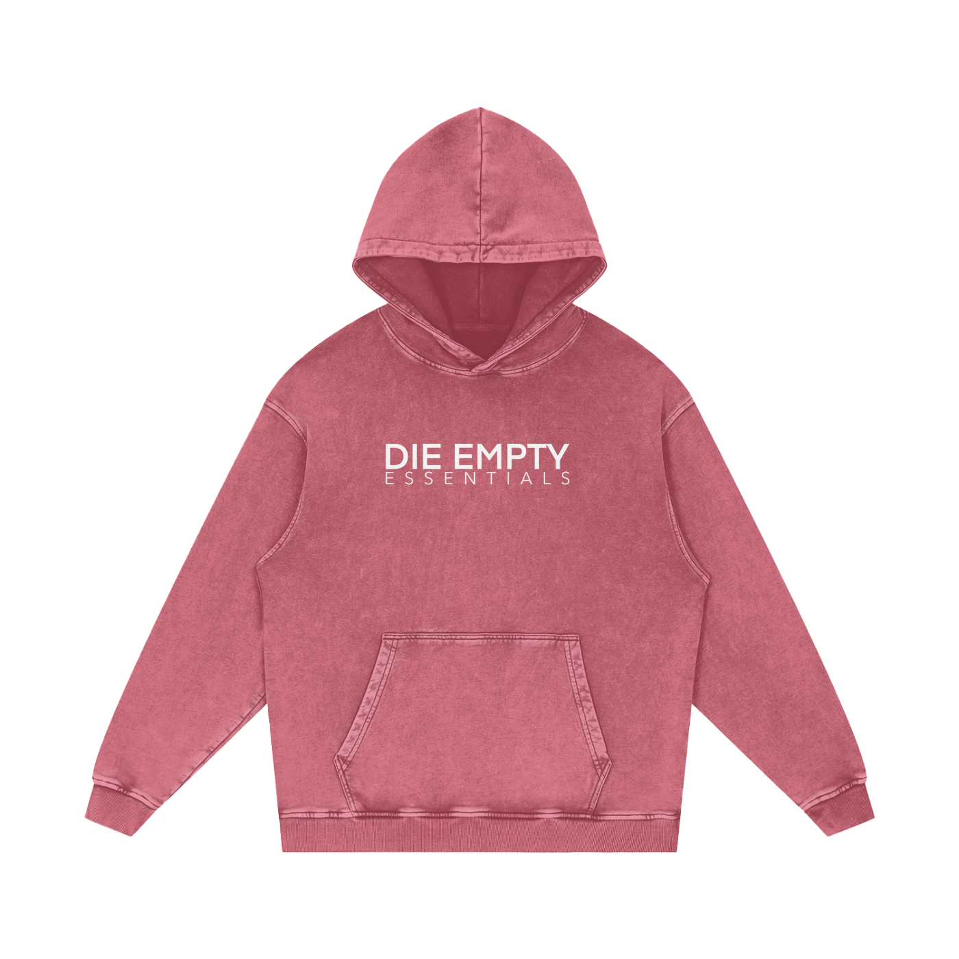 Snow Washed Loose Cotton Hoodie