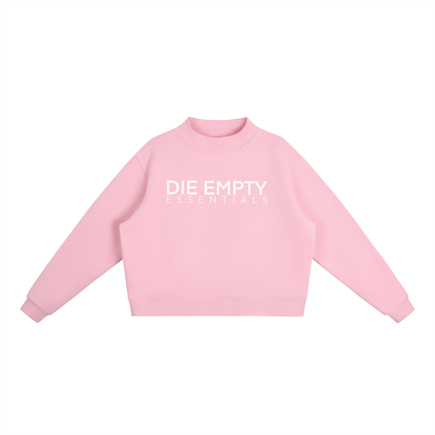 Essential Fleece Mid-Neck Crew Sweatshirt