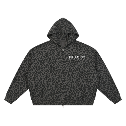 Unisex Leopard Print Hoodie