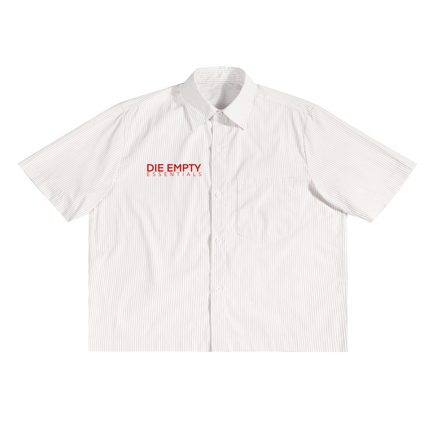 Oversized Vertical Stripe Boxy Shirt