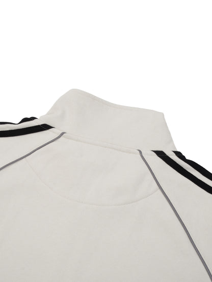 Reflection Striped Raglan Sleeve  Jacket