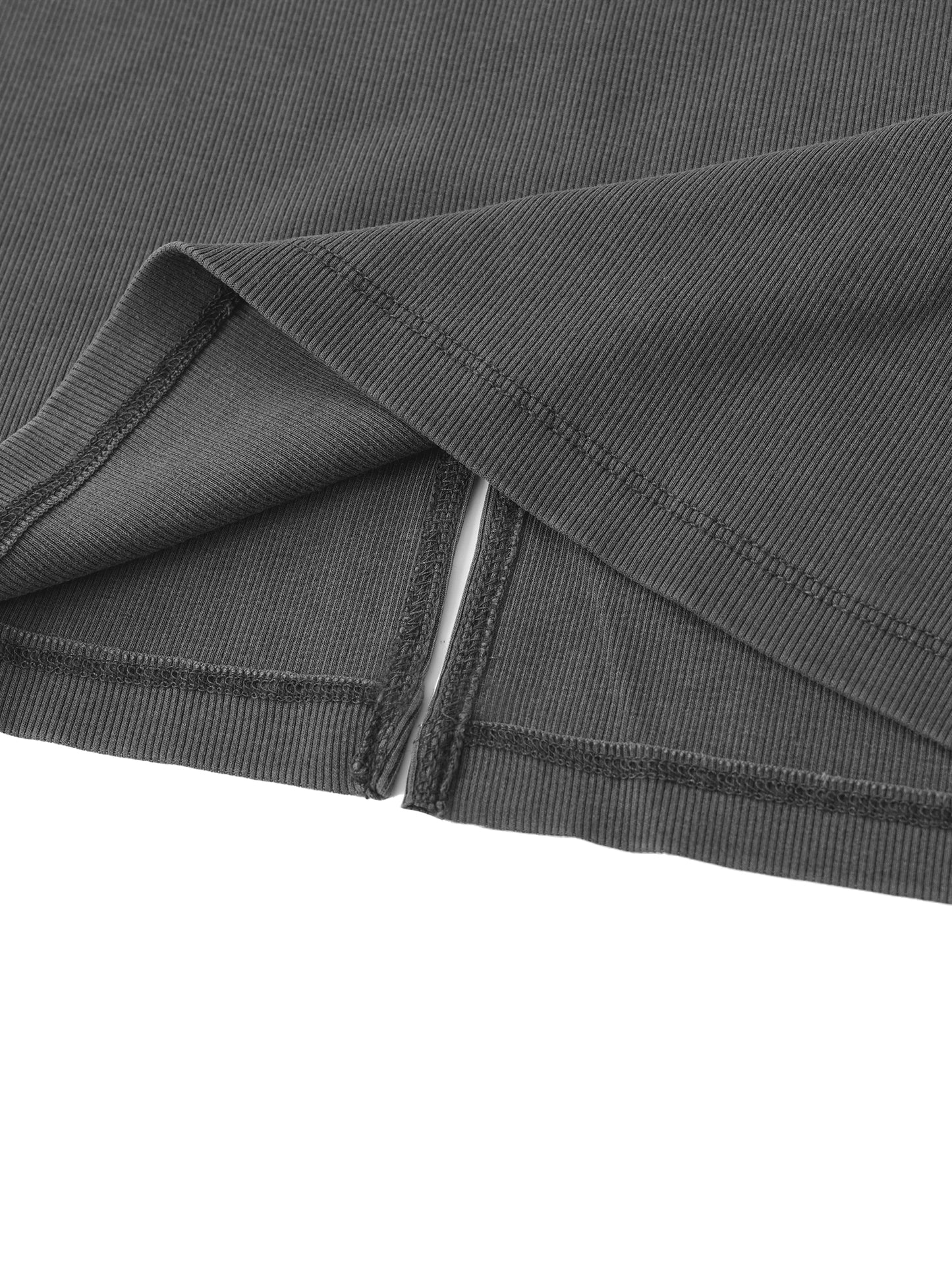 die empty essentials slit maxi dress