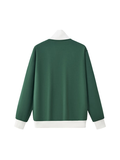 die empty essentials stripe fleece Track Jacket