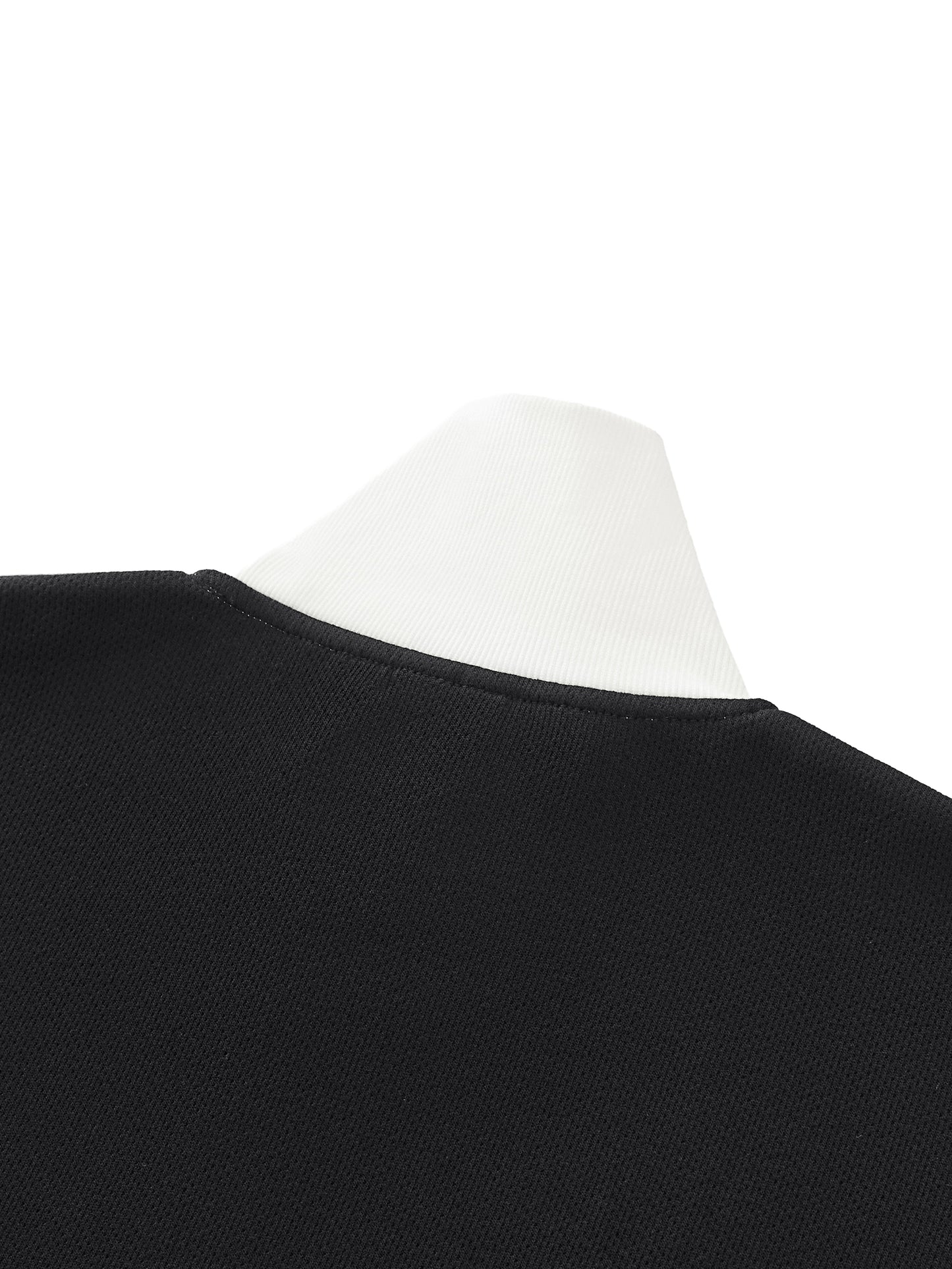 die empty essentials stripe fleece Track Jacket