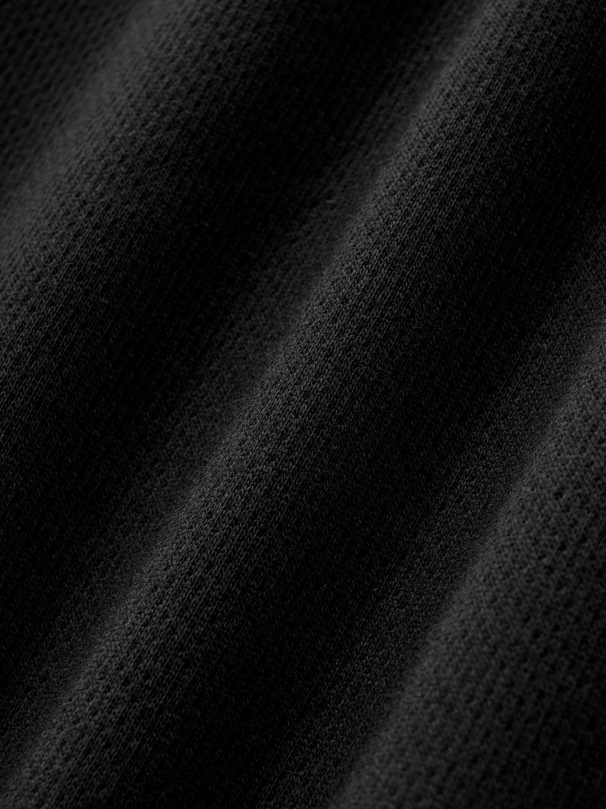 die empty essentials stripe fleece Track Jacket